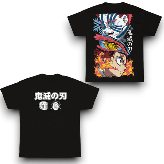 Playera Akaza vs Tanjiro - ARCADE