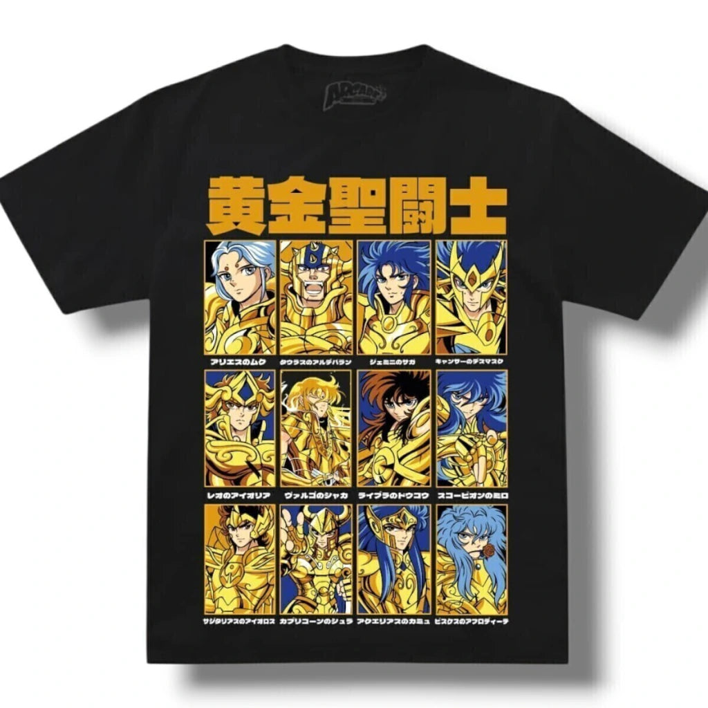 Playera Caballeros Dorados - ARCADE