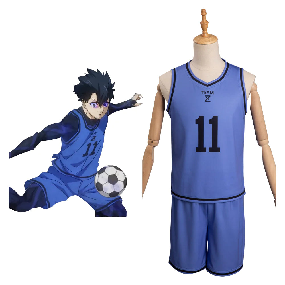 Cosplay Blue Lock - Uniforme de Isagi Num. 11