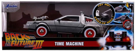 Jada Toys - Delorean Volver al Futuro 3 Escala 1:24