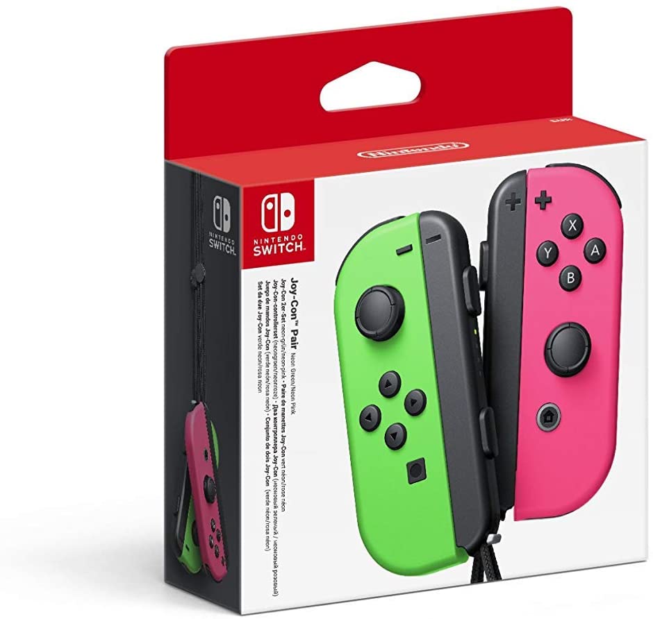 JOY-CON SWITCH ROSA/VERDE