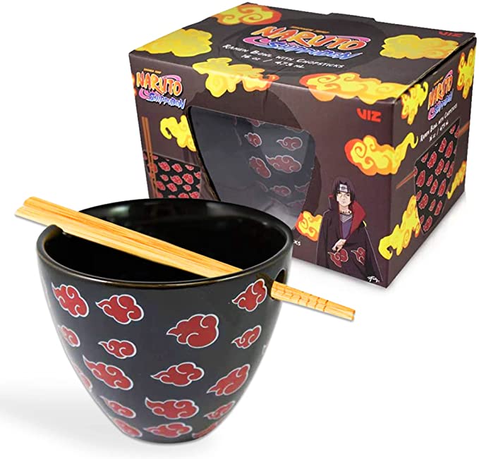 Ramen Bowl w/Chopsticks Akatsuki