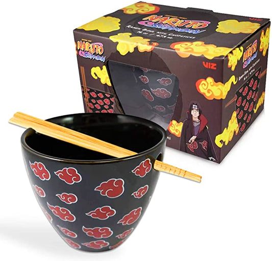 Ramen Bowl w/Chopsticks Akatsuki