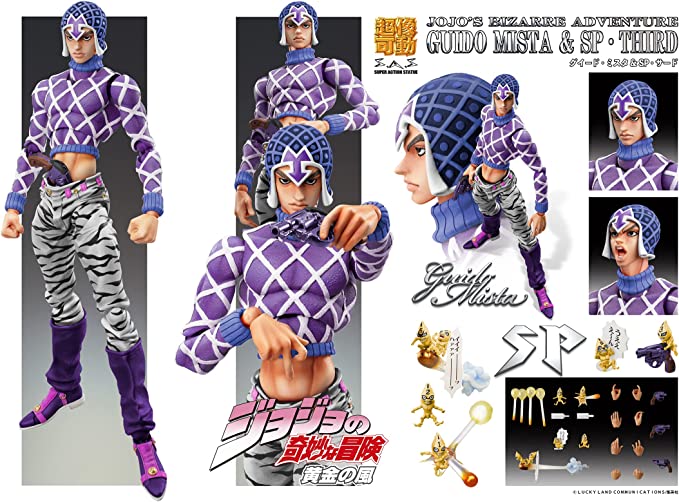 Super Action Statue Jojo's - Guido Mista & SP Third