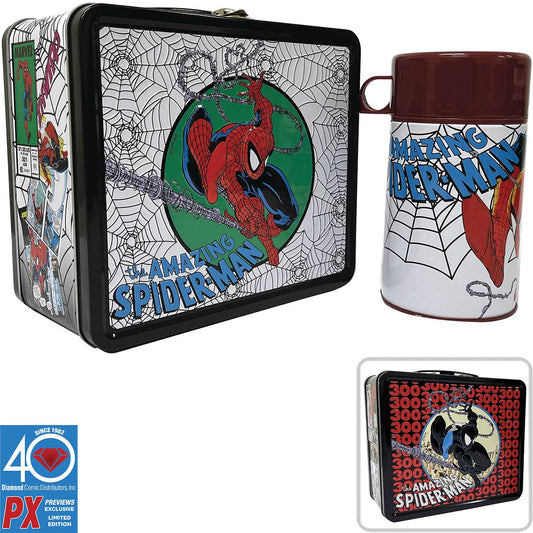 Lonchera Metalica Spider-Man con Termo - Previews Excluisve