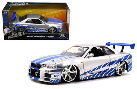 Jada Toys - Brian´s Nissan GT-R Escala 1:24