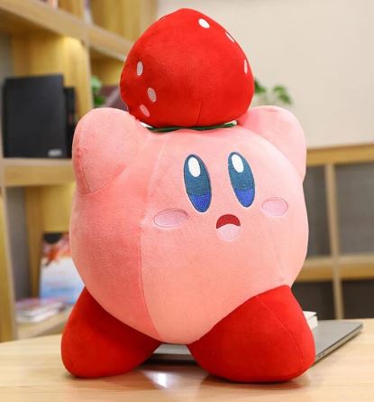 Peluche Kirby with Strawberry (30cm)