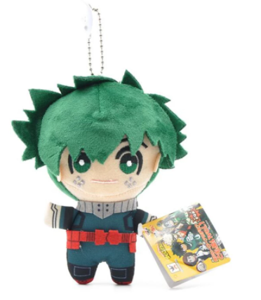 PELUCHE/LLAVERO MY HERO ACADEMIA - DEKU (10CM)