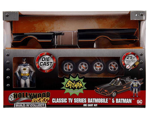 Jada Toys - Classic TV Series Batmobile & Batman Build N' Collect