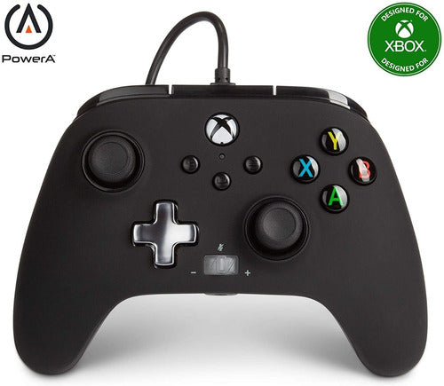 CONTROL ALAMBRICO XBOX ONE/SERIES POWERA NEGRO (NUEVO)