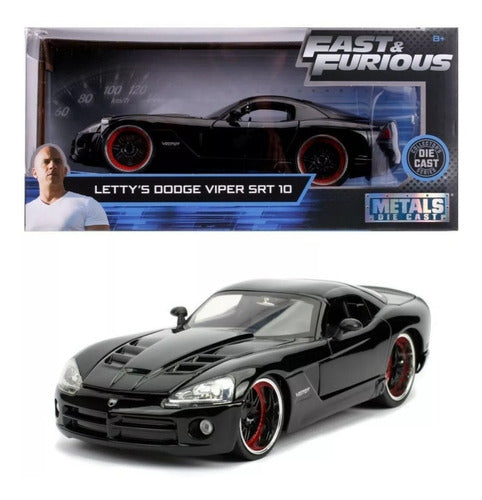 Jada Toys - Letty´s Dodge Viper SRT 10 Fast & Furious Escala 1:24