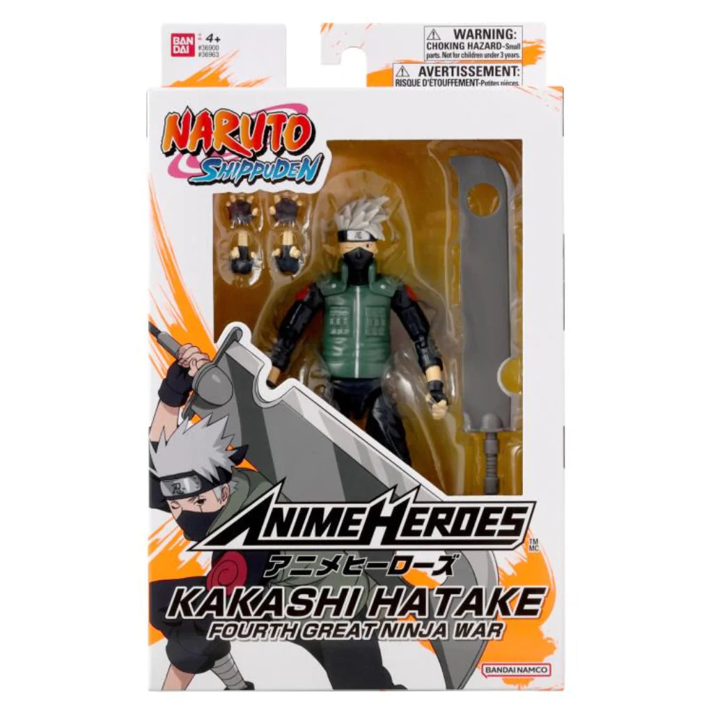 ANIME HEROES NARUTO SHIPPUDEN - KAKASHI HATAKE (FOURTH GREAT NINJA WAR)