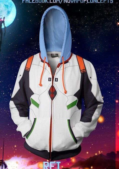 Sudadera Full Print - Eva 00 Rei Ayanami