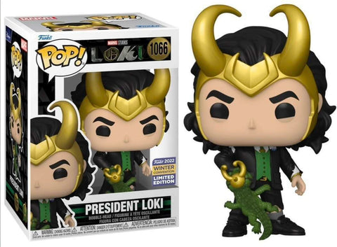 Funko Pop Loki - President Loki with Alligator Loki