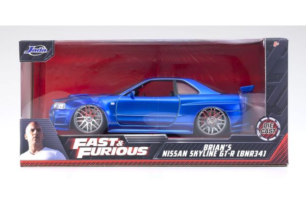 Jada Toys - Brian´s Nissan GT-R Skyline Escala 1:24